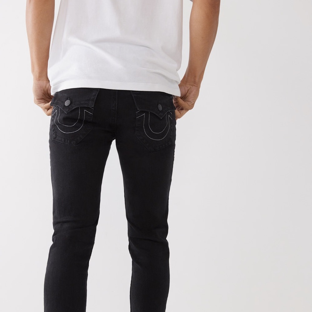 True Religion Black Skinny Jeans Modern Fit
